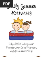 Download Daily Summer Activities by Olivia Spence SN95635066 doc pdf
