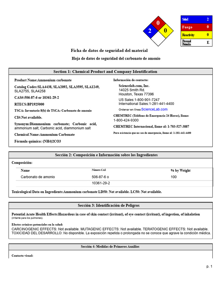 (NH4) 2co3 | PDF | Agua | Ventilación (Arquitectura)