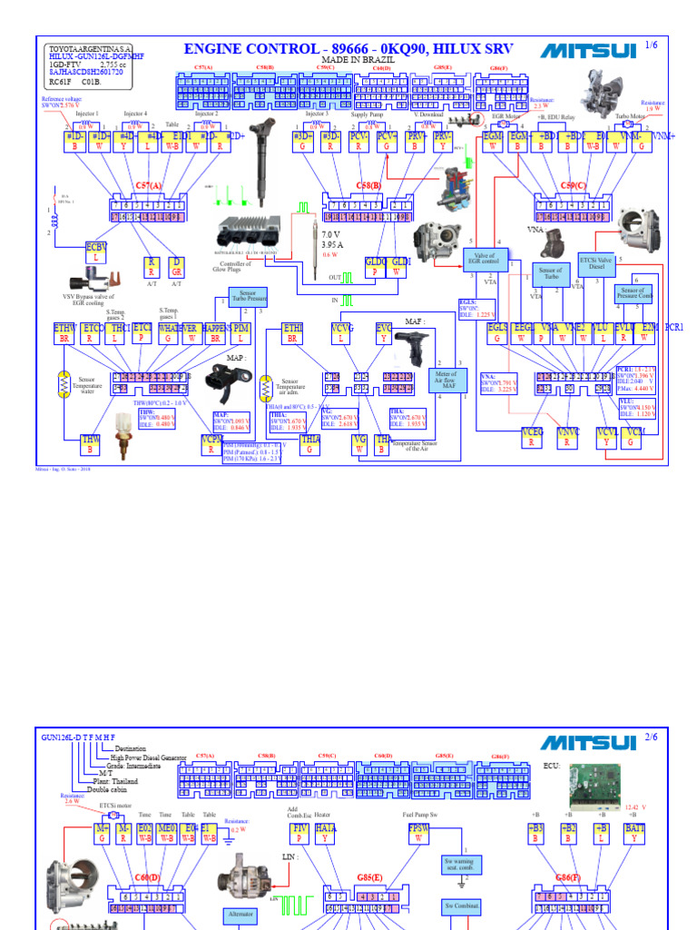 06b Ecu Hilux Gun126l 1gd FTV May 09, 2018 F (1) - 1 | PDF | Throttle ...