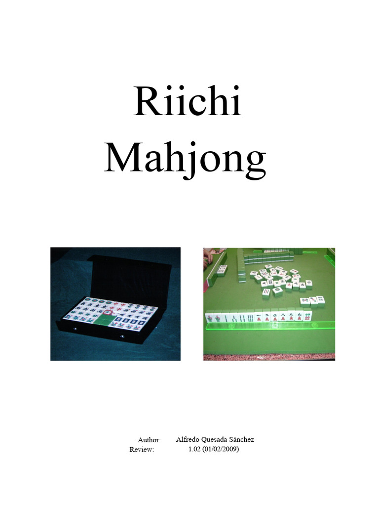 Comprehensive Guide to Riichi Mahjong | PDF | Mahjong | Tabletop Games