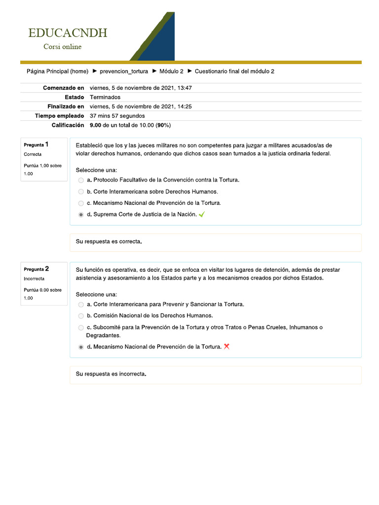 11 Questionario Finale Del Modulo 2 | PDF