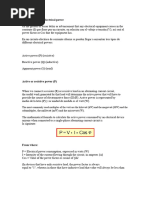 Power Calculations: Active & Apparent | PDF | Ac Power | Power (Physics)