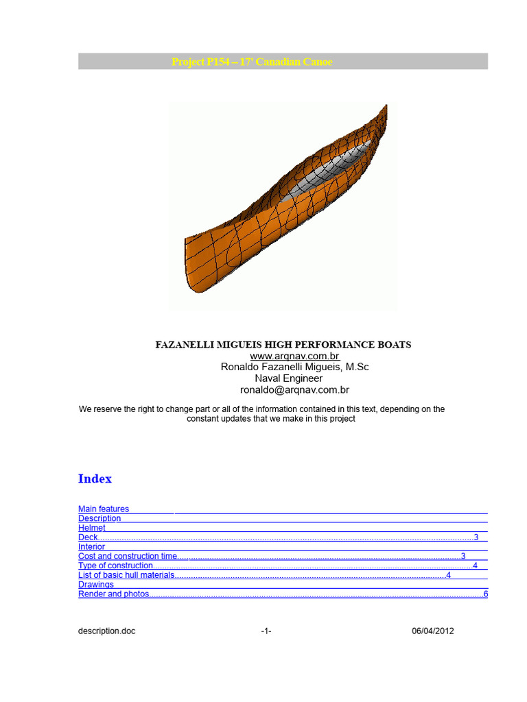 17' Canadian Canoe Construction Guide | PDF | Hull (Watercraft) | Canoe
