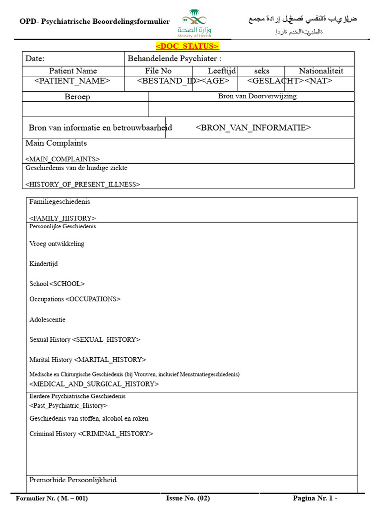 OPD Blad | PDF