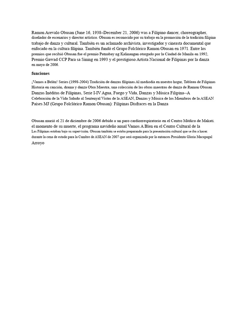 Ramon Arevalo Obusan | PDF