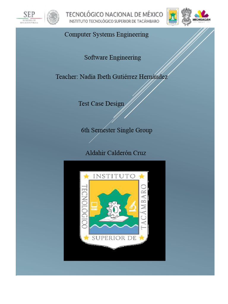 Test Case Design in Software Engineering | PDF | System | Computer Program
