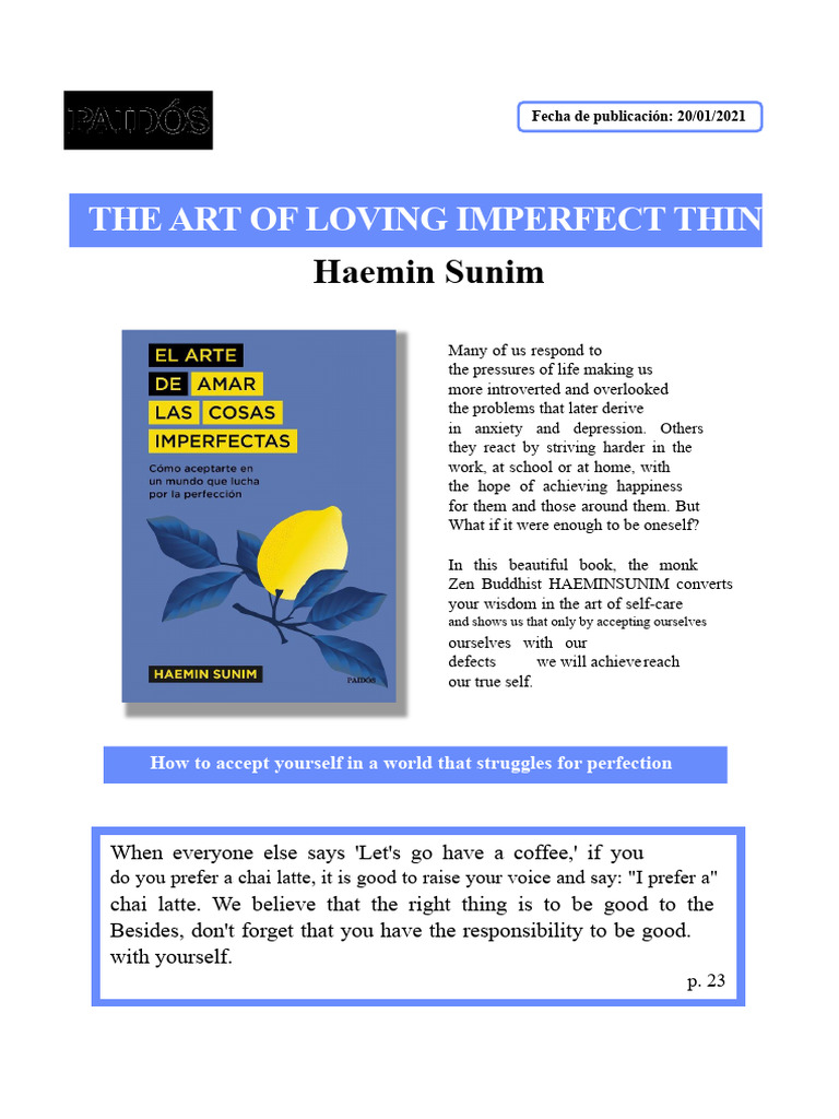 47320_1_NP_-_The_art_of_loving_imperfect_things | PDF | Social ...