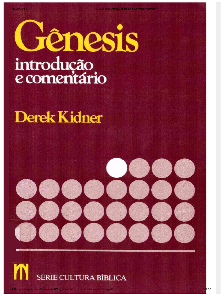 1 Genesis Introduction and Commentary PDF | PDF | Genesis Creation ...