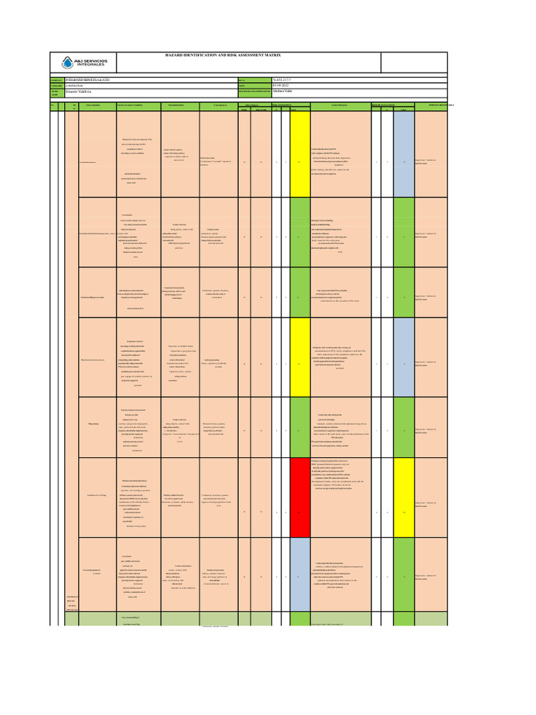 Hazard Identification & Risk Assessment Guide | PDF | Personal ...