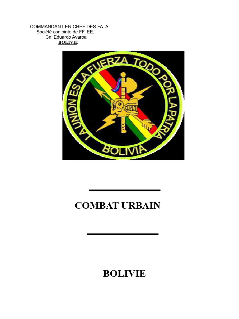 Combat Urbain | PDF | Combat urbain | Urbanisation