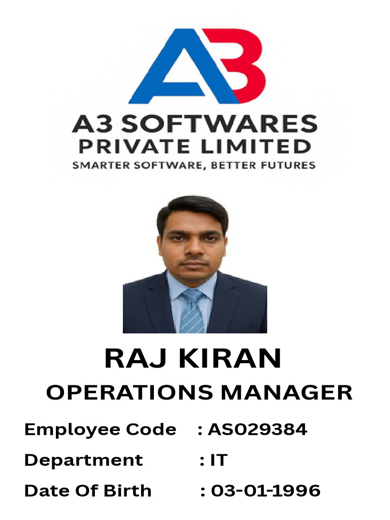 Raj Kiran - Operations Manager Profile | PDF