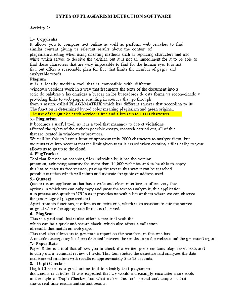 Top Plagiarism Detection Tools Reviewed | PDF | World Wide Web ...