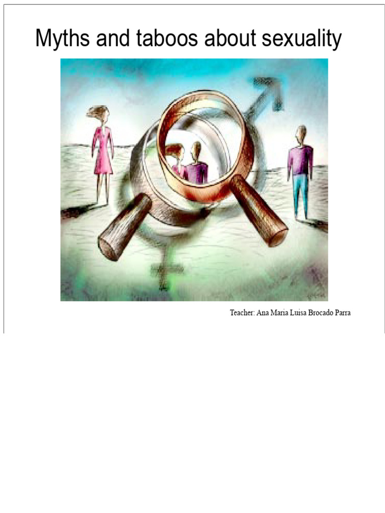 Myths and Taboos in Sexuality PDF | PDF | Human Sexuality | Sexual ...