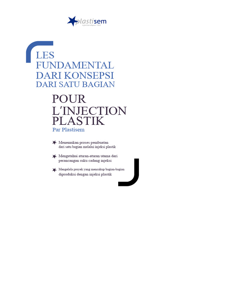 Panduan Injeksi Plastik untuk Proyek | PDF