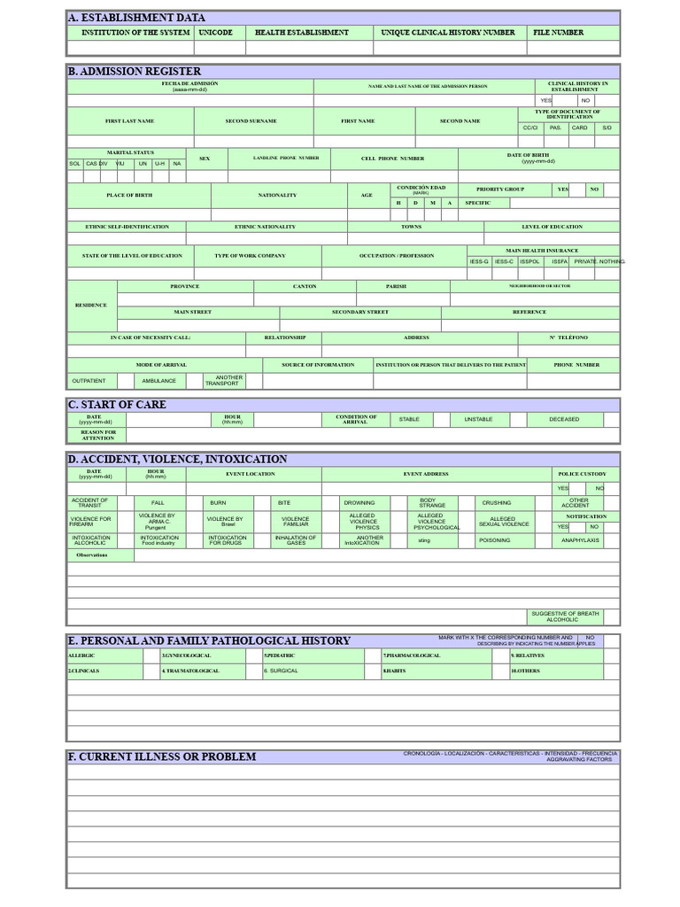 New Form 008 Emergency 2021 | PDF | Alcohol Intoxication | Patient