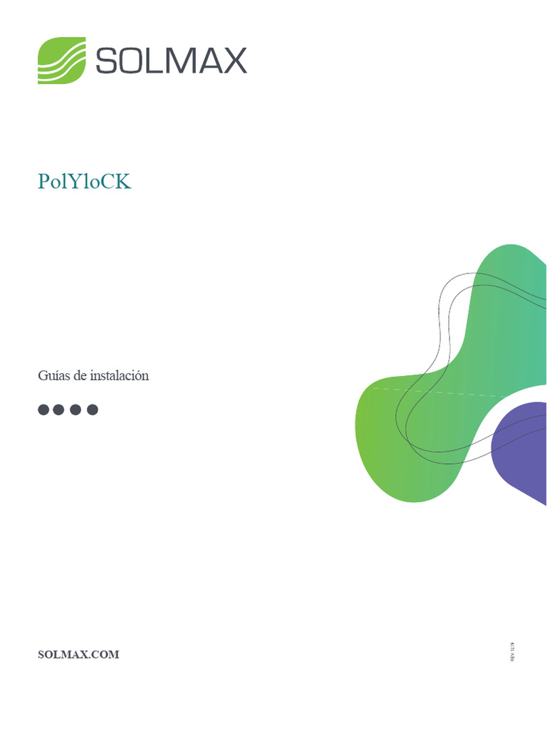 Guía de Instalación de SOLMAX PolyLock | PDF | Hormigón | Soldadura