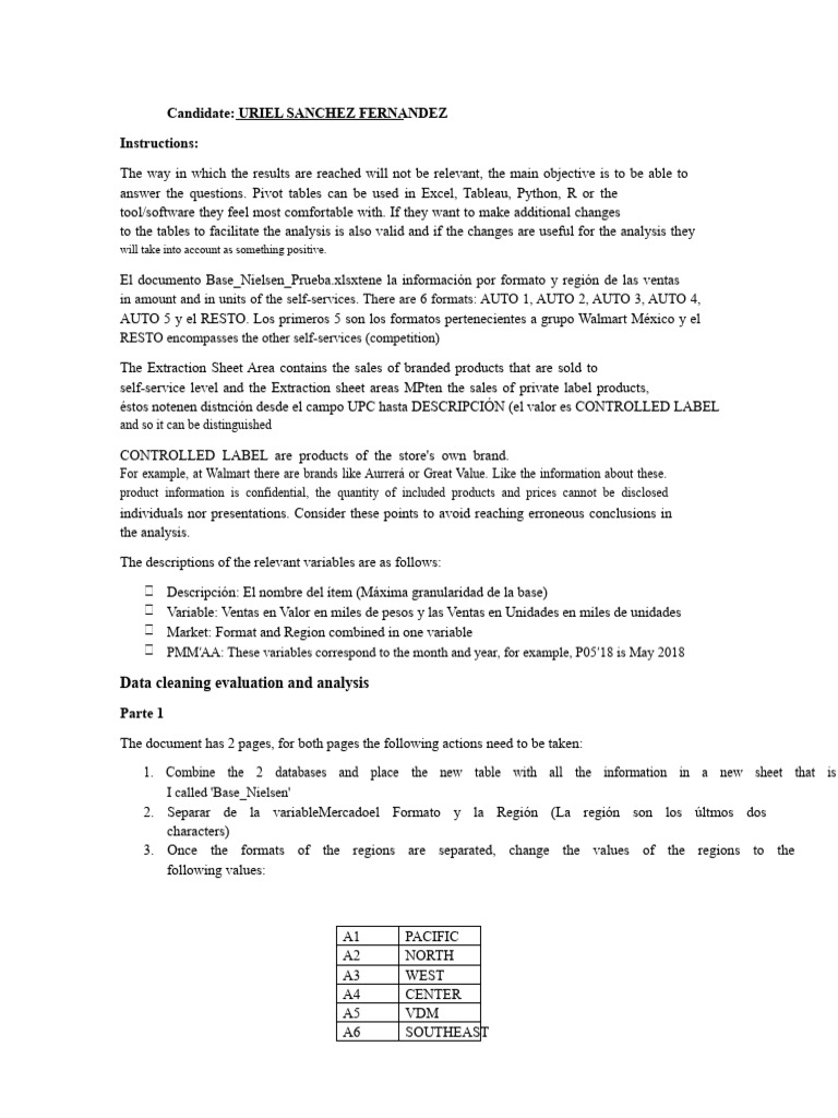Test For BI Booster 8 Parts | PDF | Computing