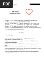 Fun Friendship Contract Template | PDF