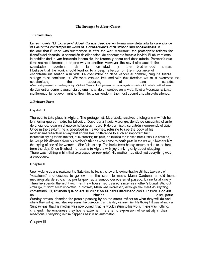 The Stranger | PDF