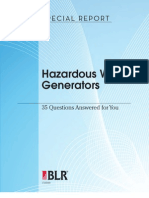 Hazardous Waste Generators