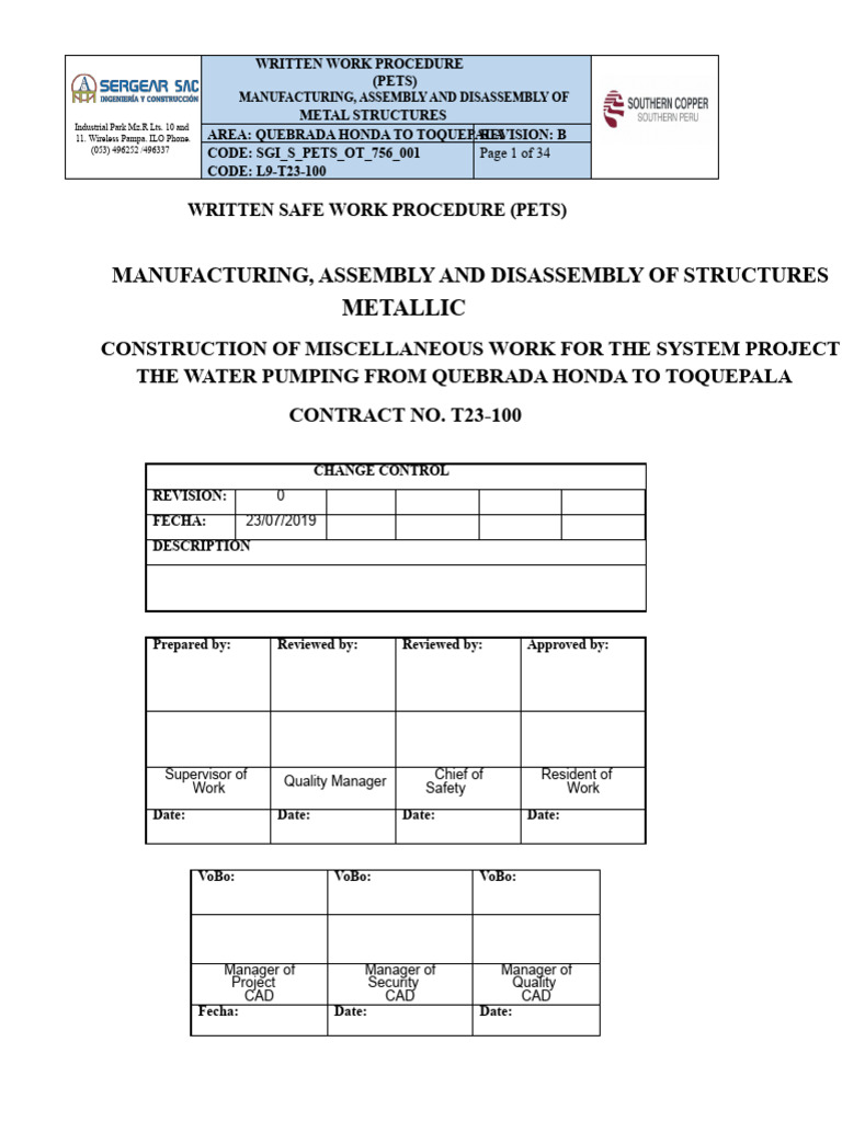 6. MANUFACTURING_ASSEMBLY_DISASSEMBLY_METAL STRUCTURES.docx | PDF ...