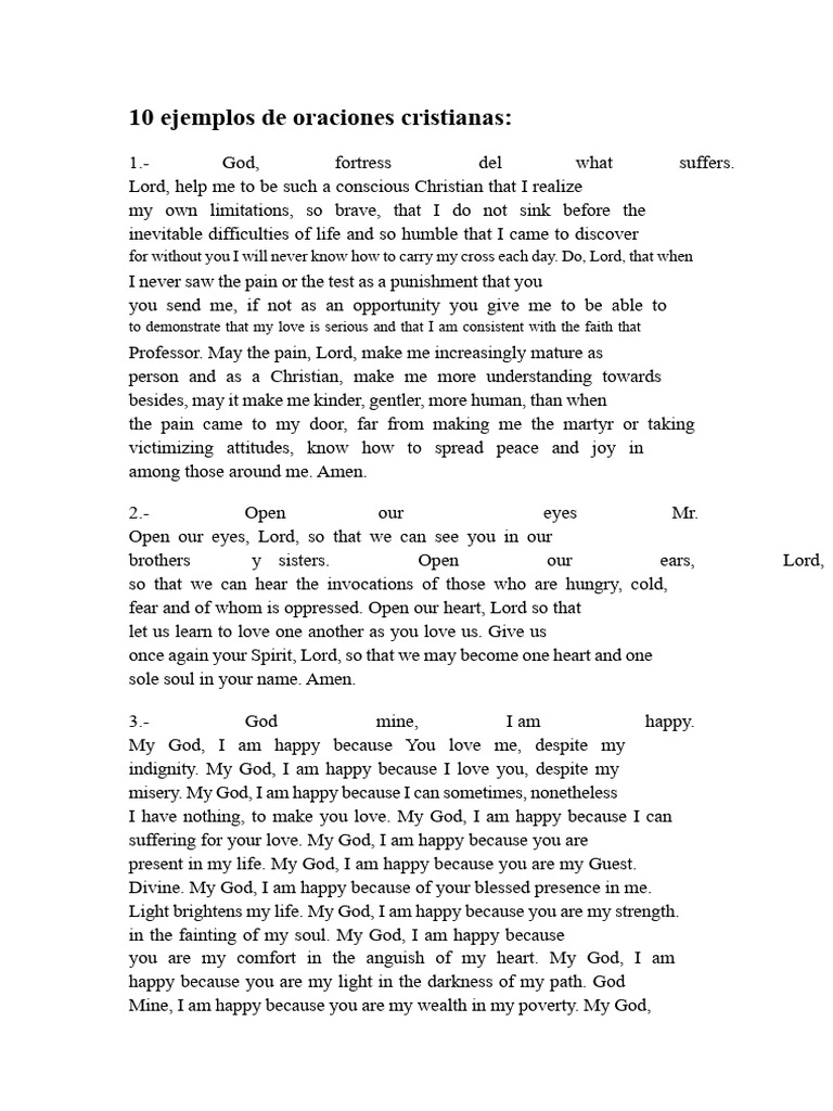 10 Examples of Christian Sentences | PDF | God The Father | Glory ...
