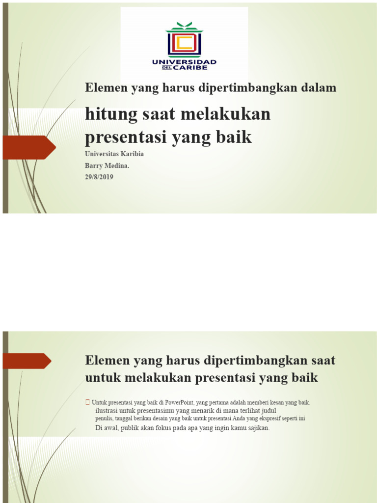 Elemen Kunci untuk Presentasi PowerPoint | PDF