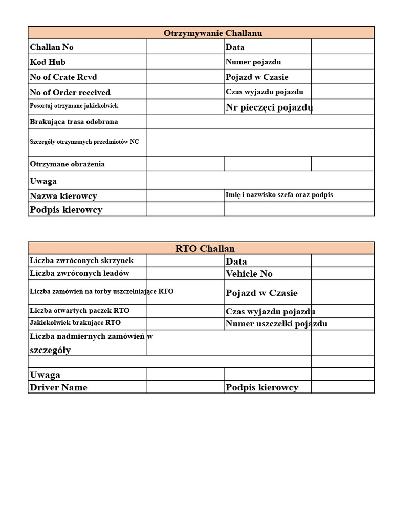 Format Challan | PDF
