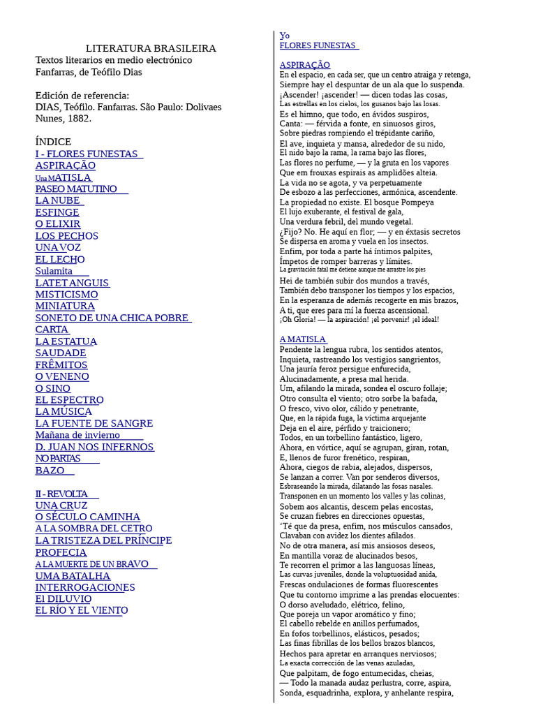 Fanfarras, de Teófilo Dias | PDF | Perfume