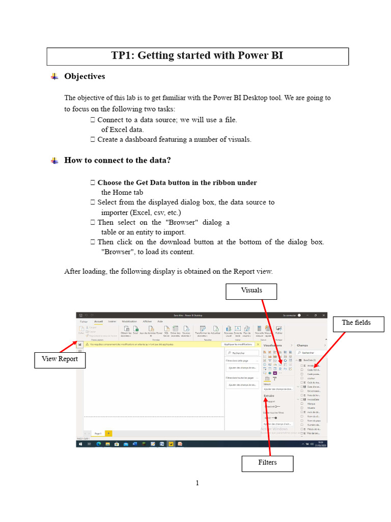 Power BI Desktop: Connect & Create Dashboards | PDF | Microsoft Excel ...