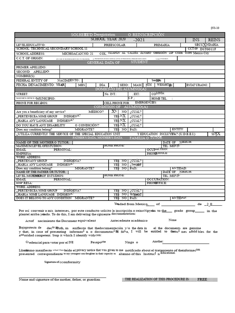 Student Deregistration Form 2021 | PDF
