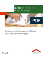Development and Assessment of Crawl Space Remediation Strategies