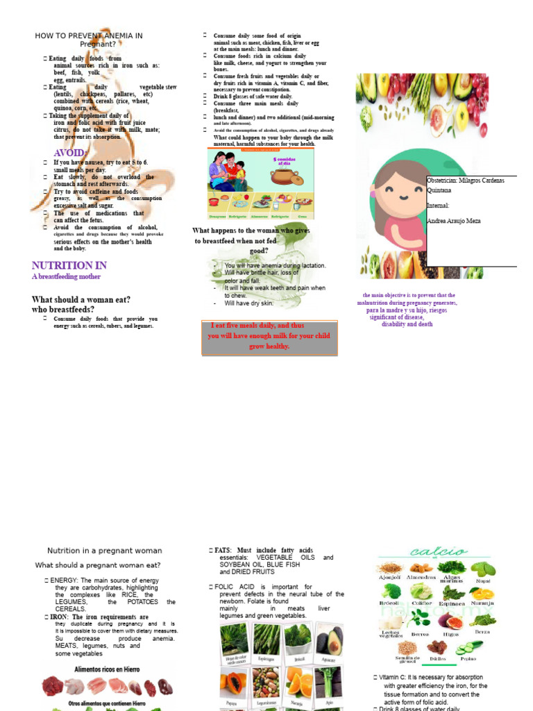 Nutrition Guide for Pregnant Women | PDF | Foods | Pregnancy