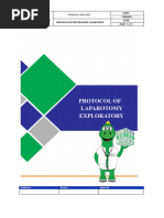 Steps for Exploratory Laparotomy | PDF | Surgical Suture | Surgery