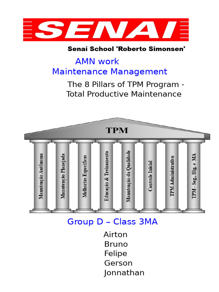 Total Productive Maintenance Overview | PDF | Reliability Engineering ...