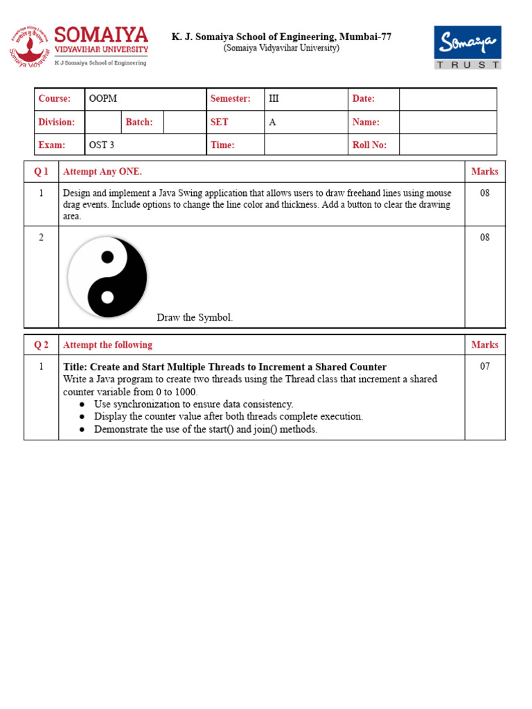 OST 3_ALL | PDF | Thread (Computing) | Software Engineering