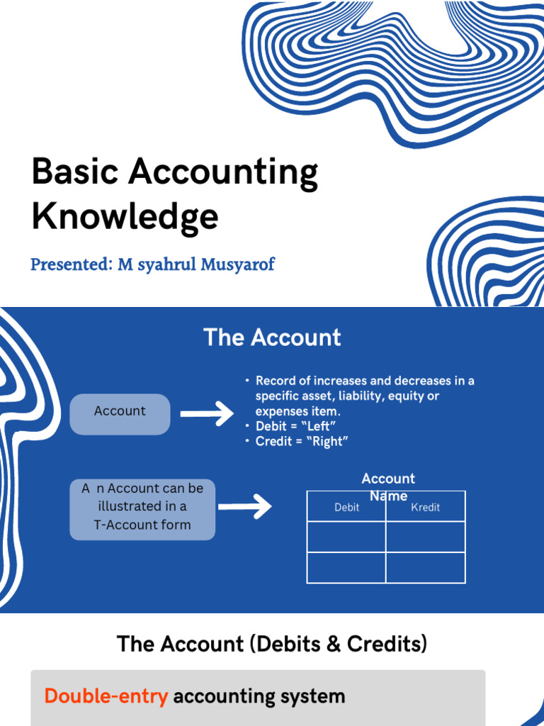 Basic Accounting Knowledge | PDF