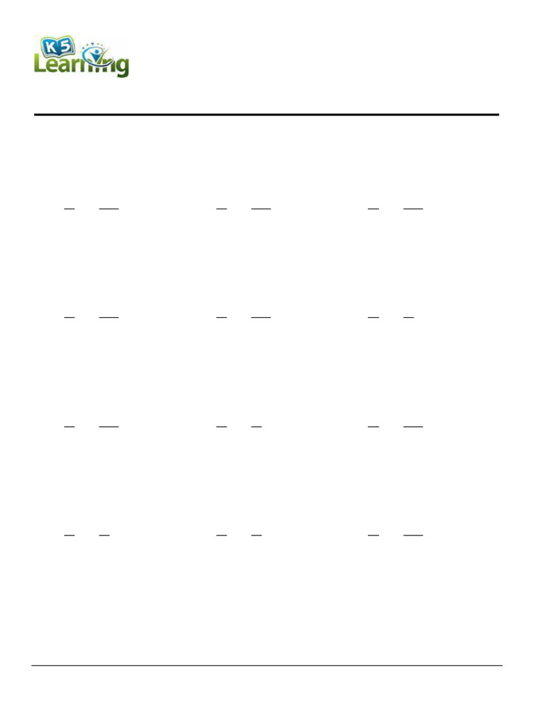 Simple Proportions: Grade 6 Ratios Worksheet | PDF