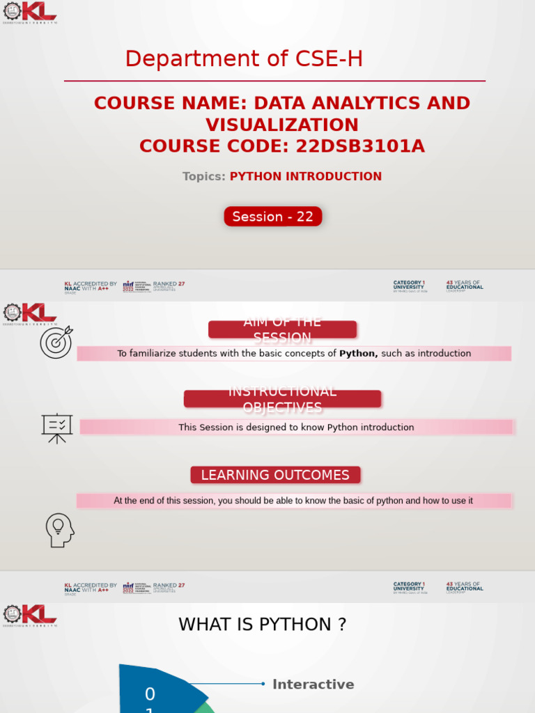 CO3 - 22 Python Introduction Bbdbshnsndjjs | PDF | Data Type | Python ...