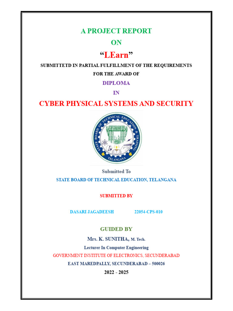 Jagadeesh | PDF | Computer Security | Security