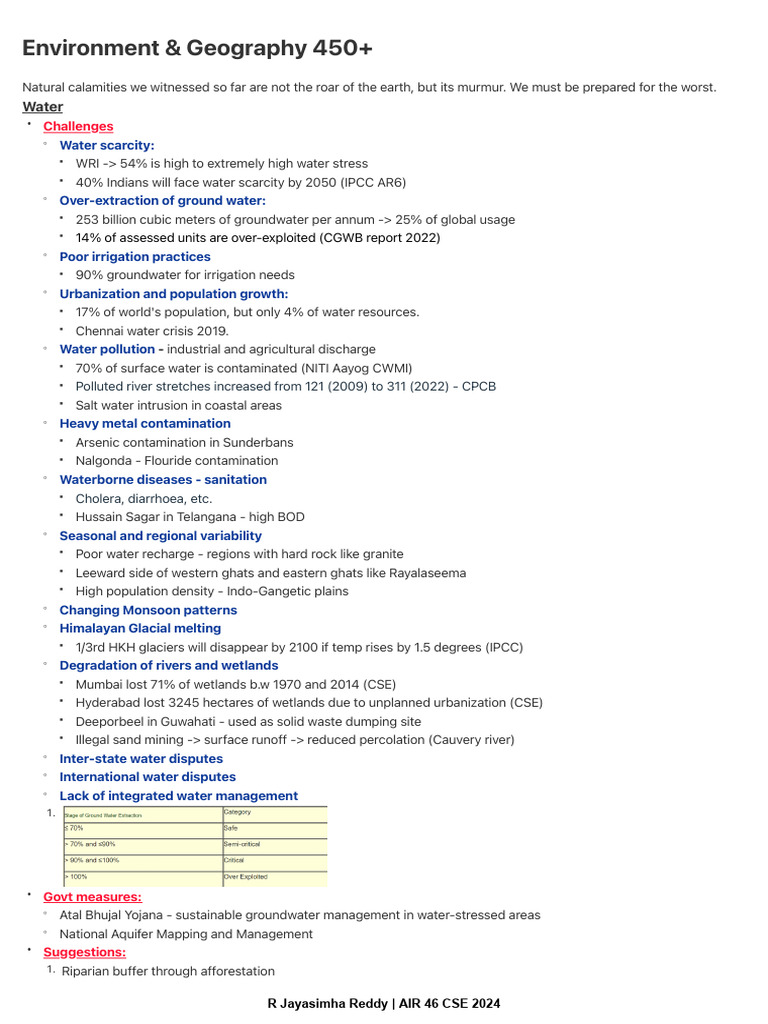 Environment & Geography 450+: Water | PDF | Plate Tectonics | Tsunami
