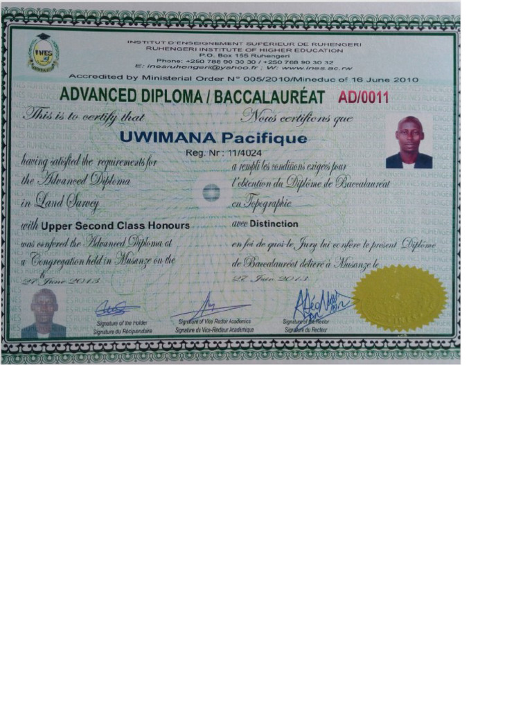 Advanced Diploma | PDF
