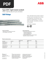 EMT Conduit Size and Dimensions Chart | PDF | Building Materials ...