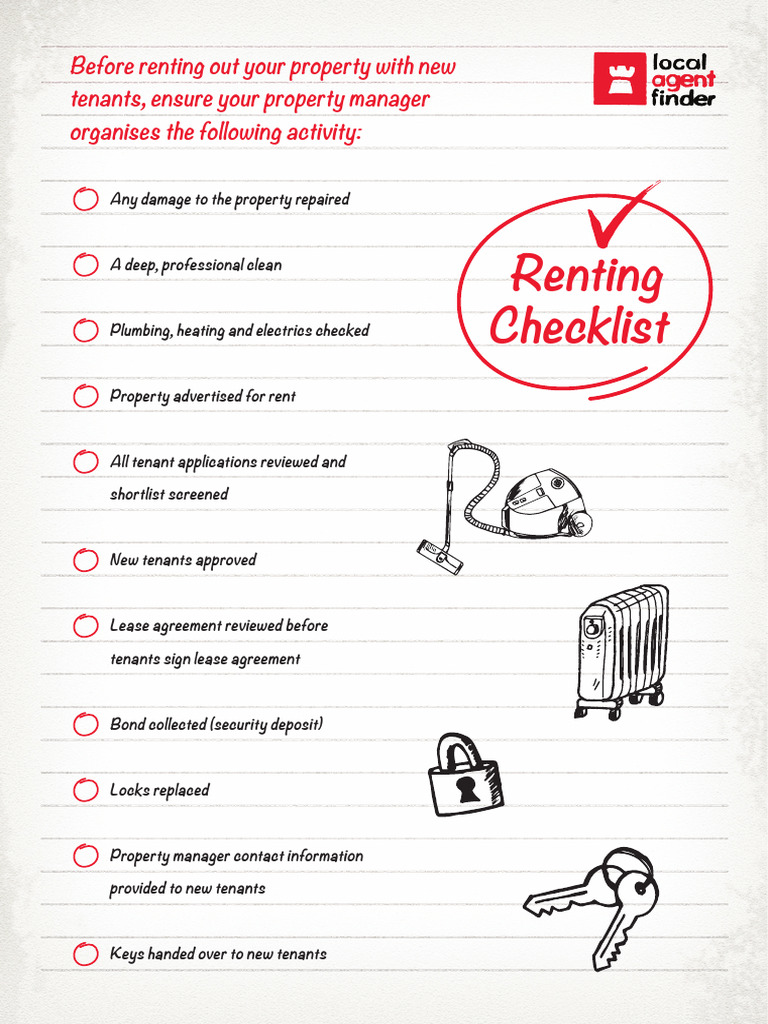 Essential Renting Checklist for Landlords | PDF