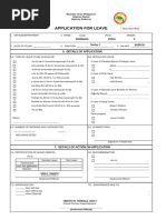CSC Leave Form 2023 Application Guide | PDF | Parental Leave | Childbirth