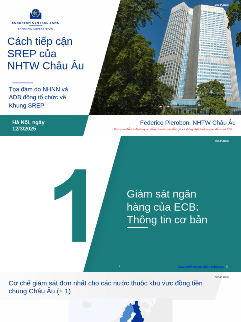 2.1 VNM 2025-03-12 - ECB SREP Approach - Short | PDF