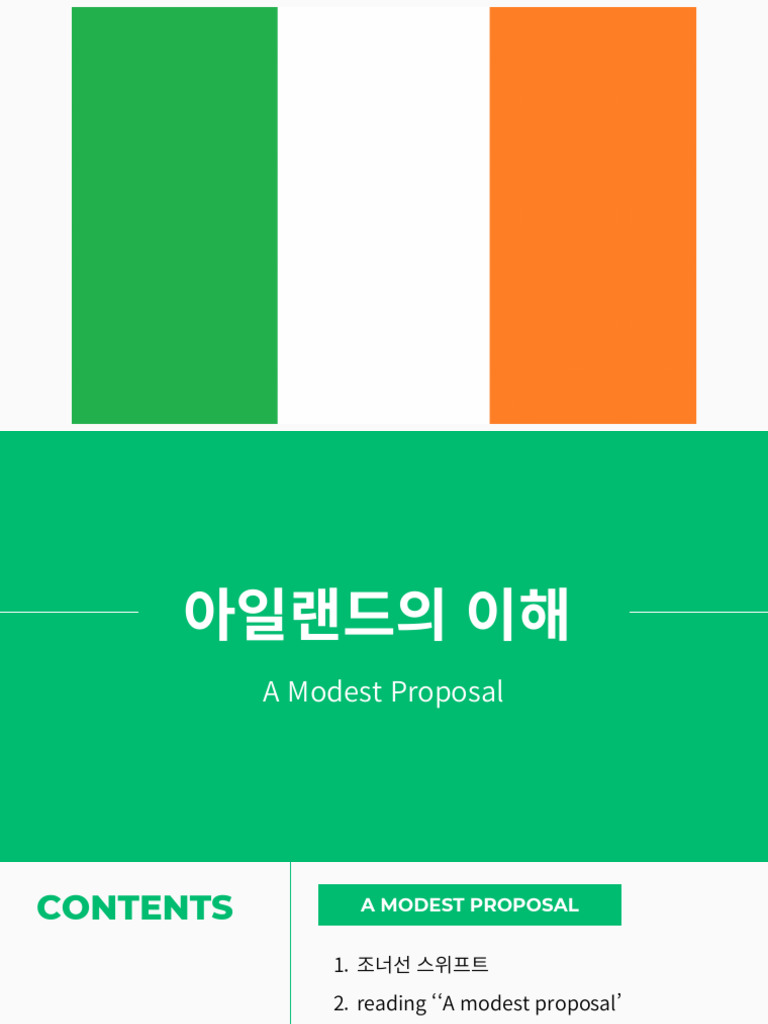 A Modest Proposal | PDF