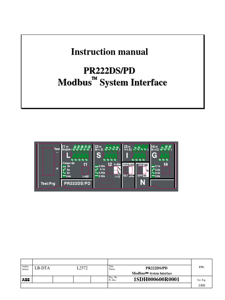 Modbus System Interface Manual | PDF | Electrical Engineering ...