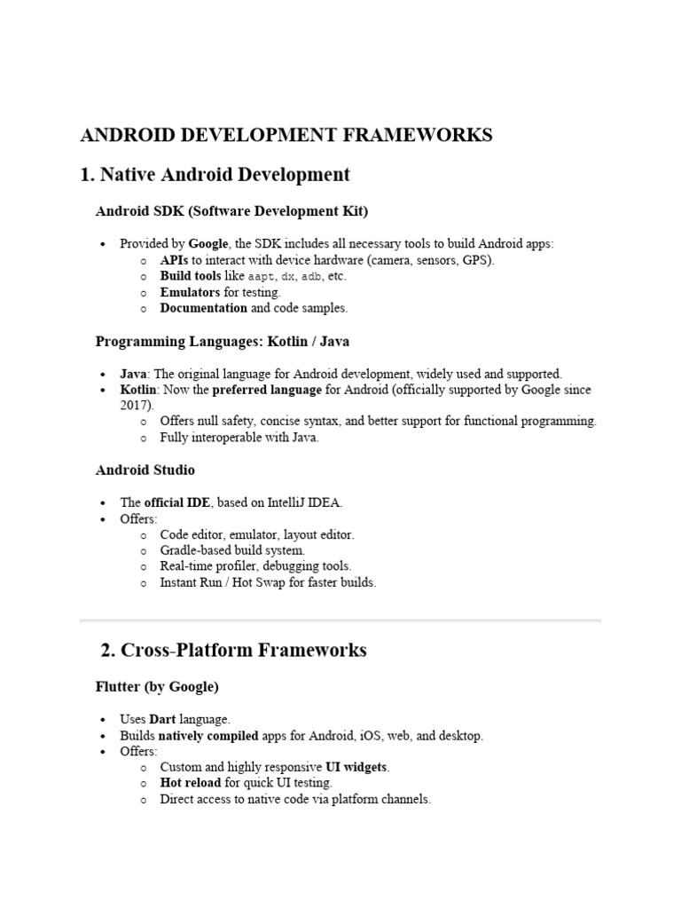 Mad Unit 1 | PDF | Android (Operating System) | Mobile App