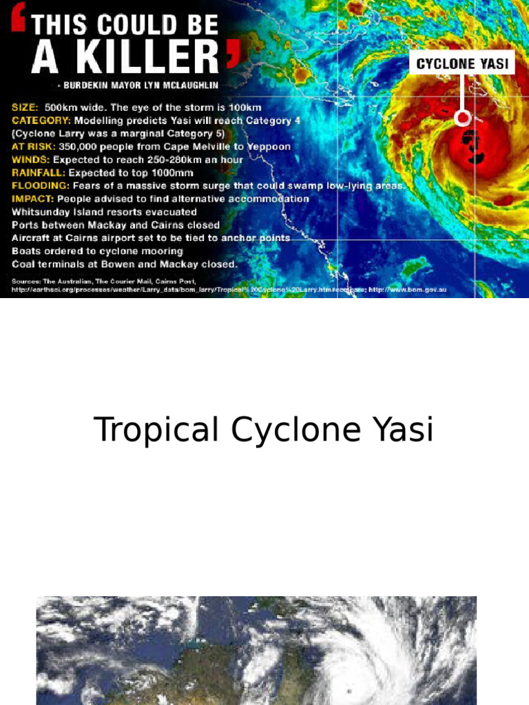 Impact of Tropical Cyclone Yasi 2011 | PDF | Branches Of Meteorology ...
